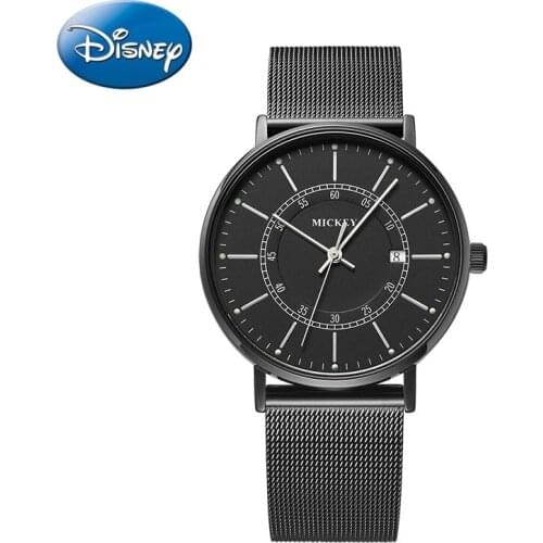 Disney Men's Watch With Leather Strap
