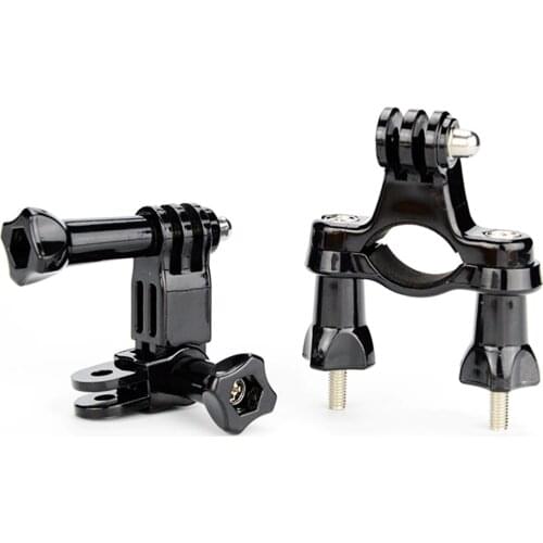 Bike Motorcycle Handlebar Roll Bar Mount Holder 3 Way Pivot Arm for GoPro Hero Xiaomi Yi SJCAM