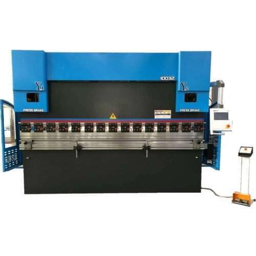 Manufacturer Hydraulic Bending Machine, CNC TP10S System Press Brake with Customizable Molds for Iron and Aluminum Sheet Bending