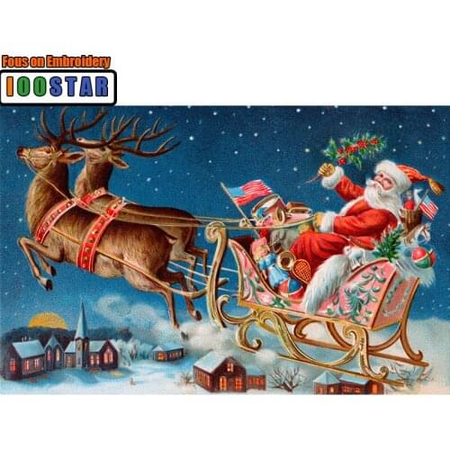 Diamond painting cross stitch santa claus snowman 5d diy diamond embroidery Cross Stitch kits Diamond Mosaic paintings christmas