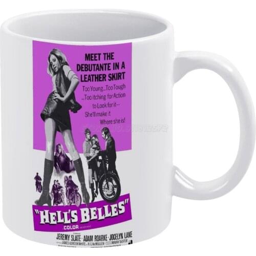 Hells Belles White Mug 11oz Funny Ceramic Coffee Tea Milk Cups Hells Belles Vintage Movie Cinema Vintage Vintage Movies Retro R