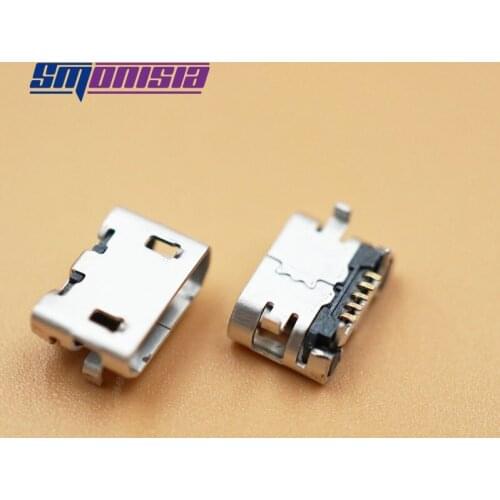 Smonisia Small Horn 5 pin micro usb Port 5P Micro USB Connector Tail Charging socket