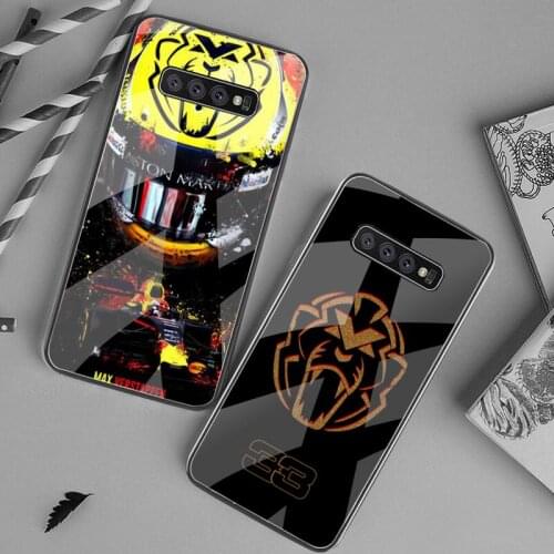 MAX F1 Racer 33 Number Phone Case Tempered Glass For Samsung S20 Plus S7 S8 S9 S10 Plus Note 8 9 10 Plus