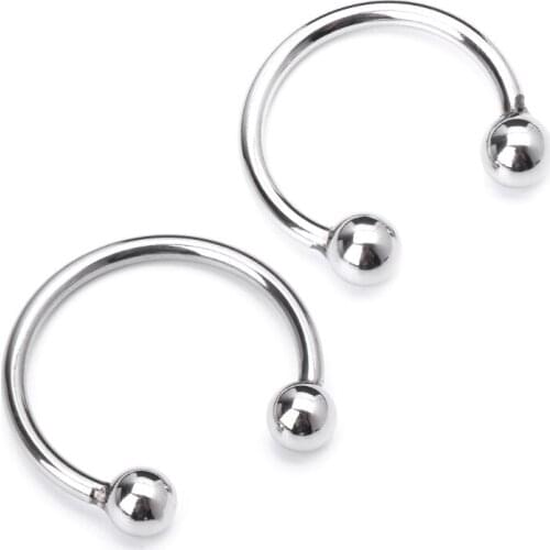 Male Metal Stainless Steel Cock Ring Penis Lock Erection Rings Sex Toys 25/30mm hot sale