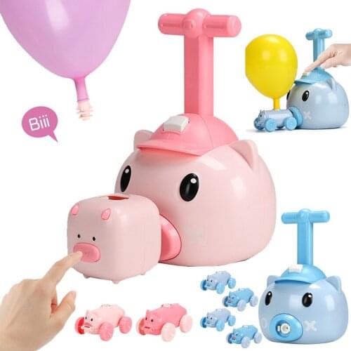 Education Science Experiment Toy Inertial Power Balloon Car Toy Puzzle Fun Launch Power Car Balloon Toys