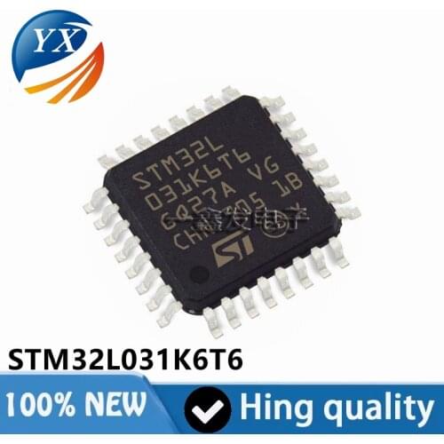 Original authentic STM32L031K6T6 LQFP-32 32-bit microcontroller MCU ARM microcontroller chip