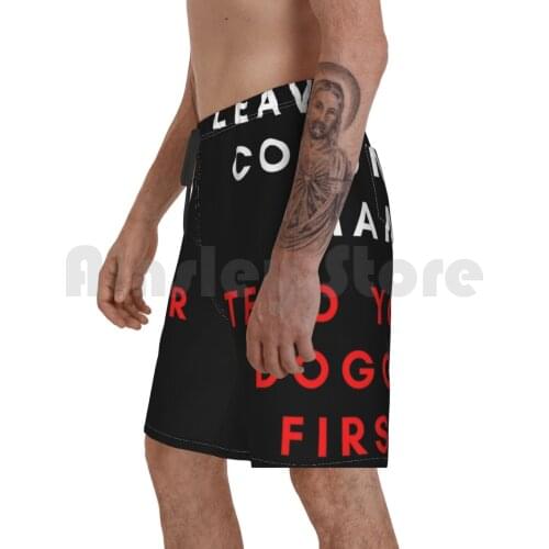 Rimworld Tend Your Doggo Beach Shorts Men Beach Pants Swimwear Rimworld Ate Without Table Game Rim Rim World World