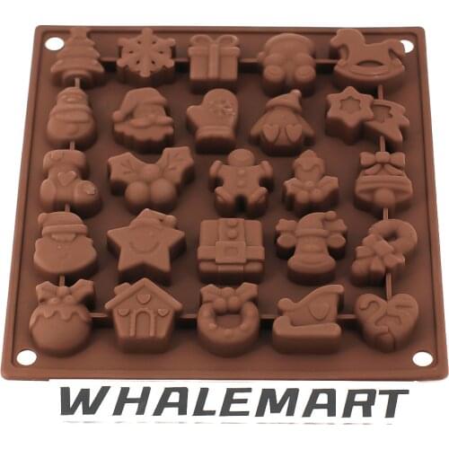 Silicone mold Christmas DIY Gift Kitchen Baking Decoration Chocolate making Handmade Craft Tool