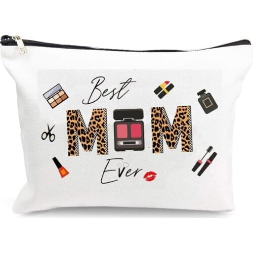Best mom Makeup Bag Mothers Day birthday Christmas baby shower mommy to be wedding bridal shower mother of the bride groom Gift