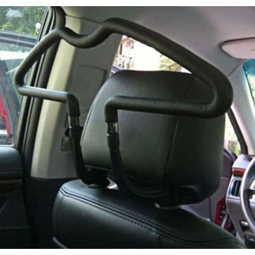 Universal Car Seat Clothes Jacket Suit Holder Metal Coat Hanger Car Accesseries Black