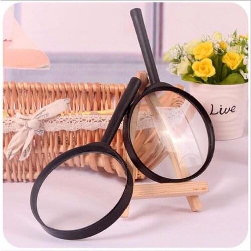 1PCS 5X 60mm Jewelry Magnifier Handheld Reading Magnifying Glass Lens Jewelry Loupe Zoomer Jewelry Magnifiers