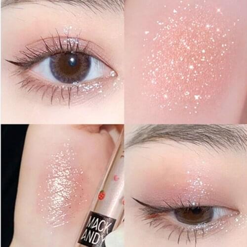 1Pcs Metallic Diamond Eyeshadow Waterproof Long-Lasting Glitter Eye Shadows Pearlescent Shimmer Eyes Makeup Maquiagem TSLM1