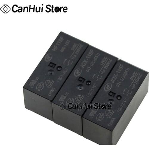 1Pcs HF JQX 115F-005-1ZS3 115F-012-1ZS3 115F-024-1ZS3(551) 5V,12V,24V one set conversion 8-pin 16A 250VAC HongFa Relay