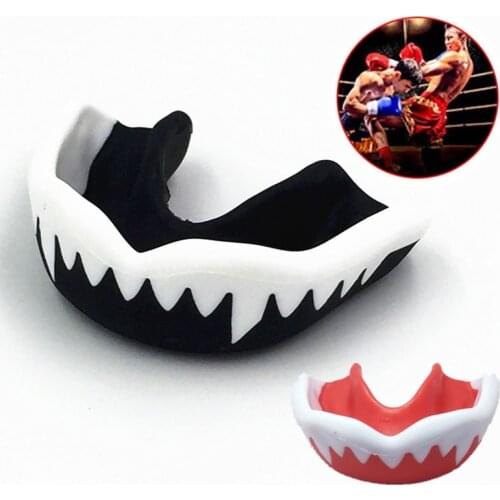 1PCs Mouth Guard Adult Karate Muay Safety Mouth Protective Unisex Thai Boxing Football Basketball Sports Soft EVA Teeth Guard