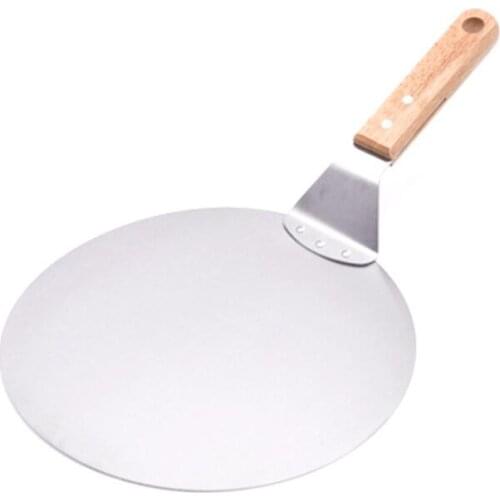 10inch Stainless Steel Cake Baking Tools Cake Pizza Shovel Transfer Cake Tray Moving Plate Cake DIY Cookie Spatula Shovel