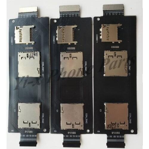 10pcs Dual SIM Card + Micro SD Card Reader Holder Connector Slot Flex Cable for ASUS ZenFone 2 5.5" ZE550ML ZE551ML