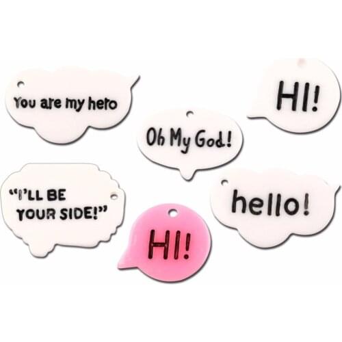 20Pcs Resin Letter Decoration Crafts Cute Kawaii Beads Flatback Cabochon Embellishments For Scrapbooking DIY Accessories