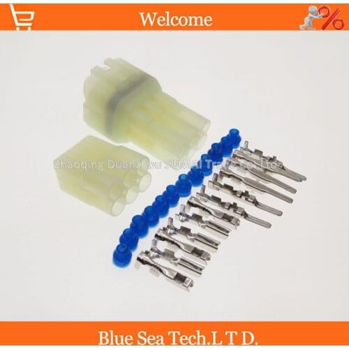 6 Pin/way male&female auto sensor plug,Car waterproof electrical oxygen sensor connector for SUMITOMO,Toyota,Honda etc