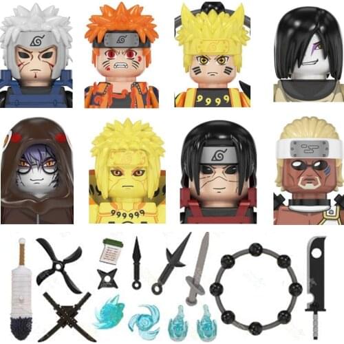 8pcs Jpanese Anime Mini Man Figure Hot New wm Mini Man Bricks Blocks