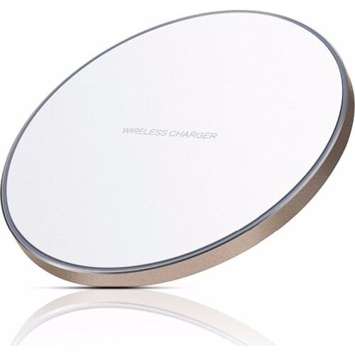 LED Wireless Charger Fast Charging Pad For Huawei P30 Pro Mate 30 20 Pro 10W Desktop Qi Wireless Charger For Xiaomi MI 9 pro mix