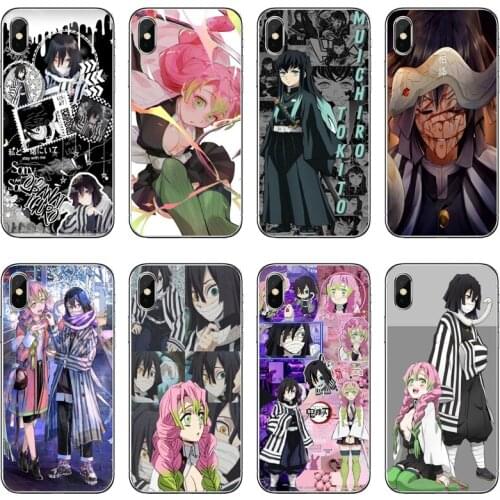 Obanai Iguro Kimetsu no Yaiba Accessories Phone Case For iPhone 12 11 Pro Max Mini XS Max XR X 8 7 Plus 6 6S Plus 5 5S SE 2020