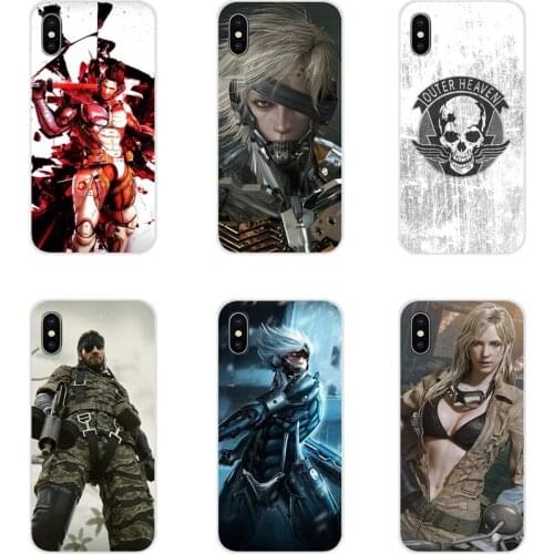 For Huawei G7 G8 P7 P8 P9 P10 P20 P30 Lite Mini Pro P Smart Plus 2017 2018 2019 Metal Gear Solid V Soft Transparent Shell Covers