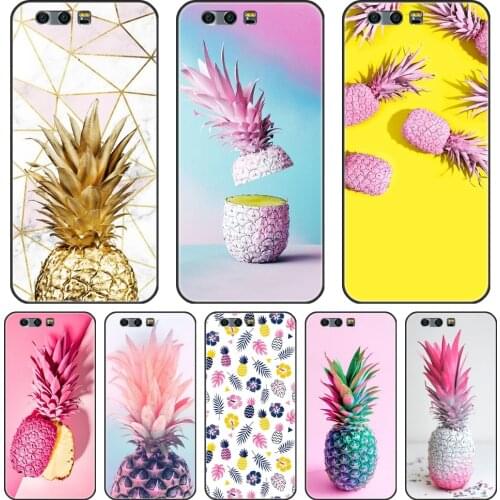 For Huawei Honor 7 8 9 10 Lite 7S 7X 7A 7C Pro Case Silicone Pineapple Back Cover For Huawei Honor 8X MAX 10 9 8 Phone Case