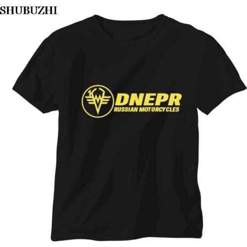 Dnepr Ukrainian Russian Sidecar Military Motorcycle Motorbike T Shirt shubuzhi Newest Letter Print Novelty Men Casual T Shirt