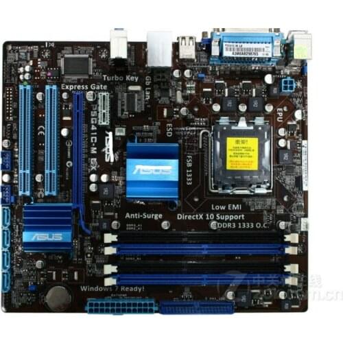 For ASUS P5G41C-M LX original motherboard DDR2 DDR3 LGA 775 USB2.0 VGA board 8GB G41 Used Desktop motherborad PC BOARDS