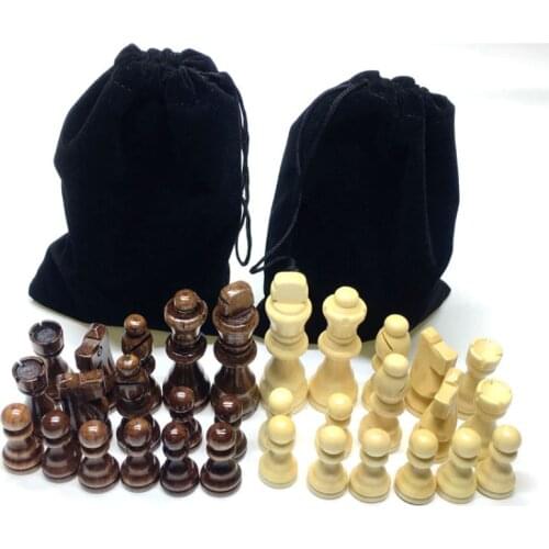 Foreign Trade New Product 3.5 Inch Wooden Chess Piece Wooden Chess Piece Single Match