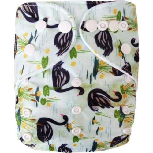 Reusable Cloth Diaper Adjustable Baby Nappies Washable Nappy Newborn Cloth Diaper Training Pants Fit 3-15 kg