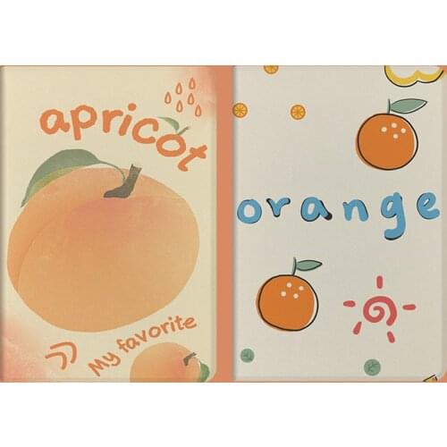 Fashion Case for iPad Pro 11 Inch Pro 10.5'' Air 3 Shockproof Orange Print Cover Coque for iPad 10.2 2019 9.7 2017/2018 Air 1 2