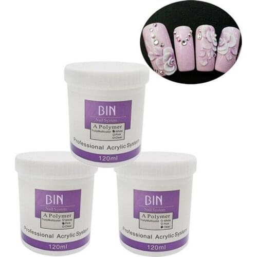 70-80g Acrylic Crystal Nail Art Tips UV Gel Powder Nail Polish Builder Pink Clear White DIY Decoration Crystal Manicure Set