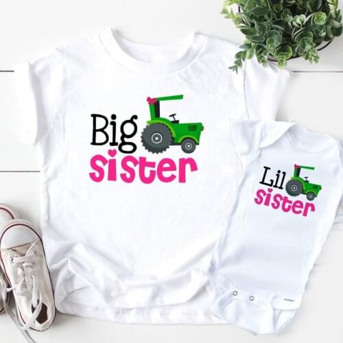 Brother matching outfits Big Brother To Be Shirt lil Brother Tractor shirt Big Brother siblings matching outfits