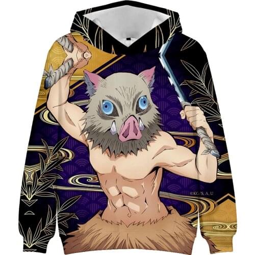 Peculiar Demon Slayer Hoodies 3D Print Comic Kimetsu No Yaiba Hoodie Harajuku Sweatshirt Men Women Funny Hoodies Pull Oversized