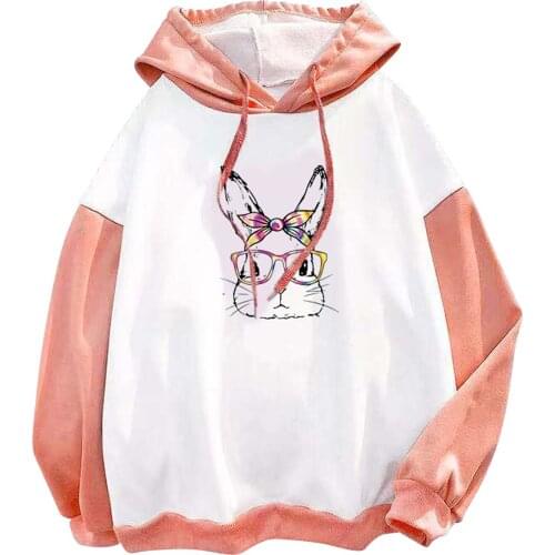 Harajuku Hoodies Hooded Tops Women Men O Neck Sweatshirt Long-sleeved Streetwear Sudaderas Con Capucha Moletom Feminino Свитшот