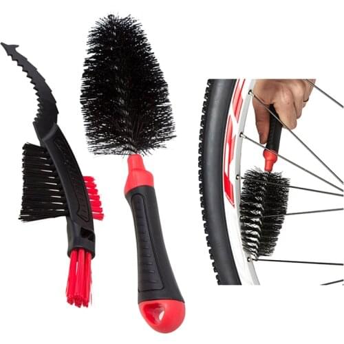 3pcs Bicycle Chain Cleaner Portable Bike Brushes Scrubber Wash Tool Mountain Bike Cycling Cleaning Kit Bicycle Repair Tools