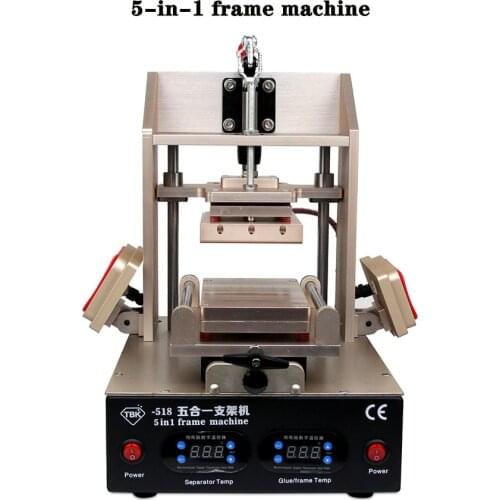 TBK 518 5 in 1 Phone Assembly A-frame Middle Frame Lcd Sparator OCA Glup Remover Frame Press For Samsung And Other Phone