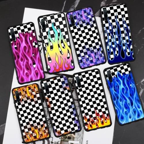 Trend personality Fire Flame Phone Case For Huawei P 20 30 40 lite pro smart 2019 honor 10 i lite 8x nova 5t mate 20 pro funda