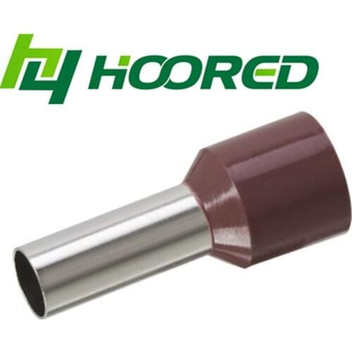 E2508 Insulated Cord End Terminal 2.5MM2 100PCS/Pack Insulated Cable Wire Connector Insulating Crimp Terminal