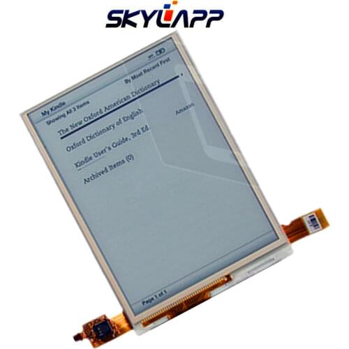 Skylarpu Original 6''inch ED060SCC(LF)C1 LCD Display Screen For 6"inch E-Reader Ebook reader LCD Module Panel Free shipping