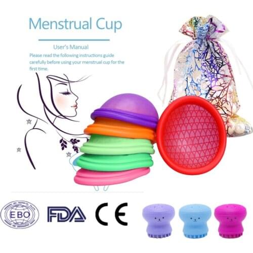 4CS Silicone Menstrual Dis Reusable Menstrual Disc with Flat-fit Design Extra-Thin Sterilizing k period copa for women S