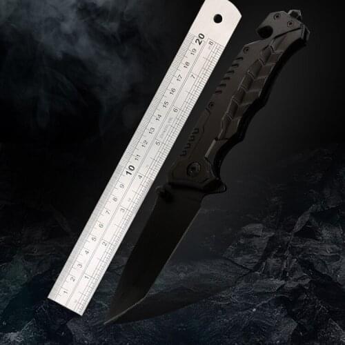 209mm(8.23'') Folding Knife Pocket Survival Tactical Knife Stainless Steel Blade Outdoor Hiking Camping Hunting Knives EDC Tools