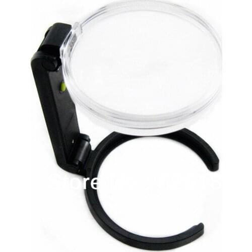 STOEMI 7852 2.5X Multifunctional LED Lighting Magnifier Foldable & Adjustable Magnifying glass Optical Tool for Reading