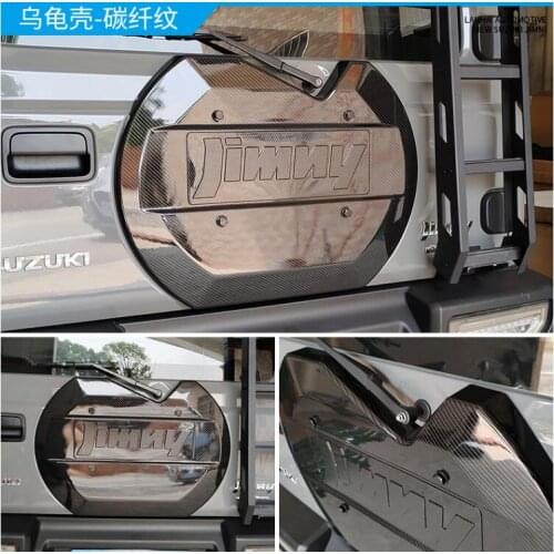 High Quality ABS REAR TRUNK SPARE TIRE TURTLE SHELL COVER FOR Suzuki Jimny JB64 JB74 2019 2020 2021