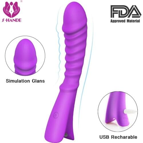 SHANDE Vibrators For Women Dildo G Spot Magic Wand Vibrator Vagina Clitoris Female Massager Masturbation Electric Motor Sex Toys