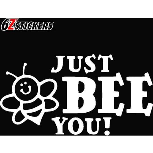 Sixsub 1pcs Just BEE You 40x25CM 3D Car Styling Sticker Funny Car Stickers and Decals
