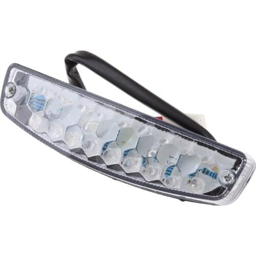 12V Motorcycle Scooter Cafe Racer LED Red Rear Tail Stop Brake Light Lamp Indicator for Motorbike/ATV/Quad/Kart DIY Accessories