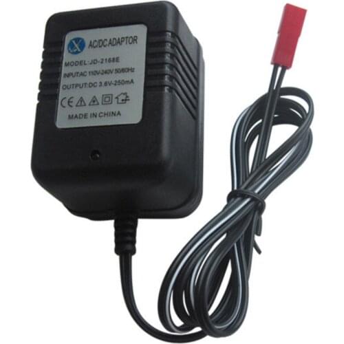 3.6V 250mA JST Ni-MH Battery Charger Adapter RC Helicopter Remote Control Toys Rc Spare Parts Accessories