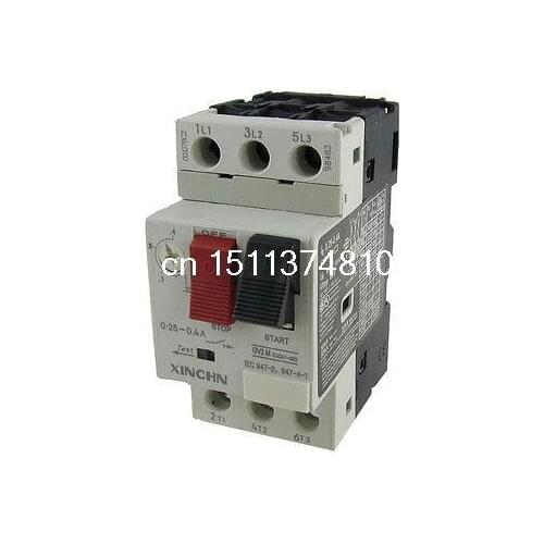 690V 0.25-0.4A Thermal Motor Protector Circuit Breaker 3P